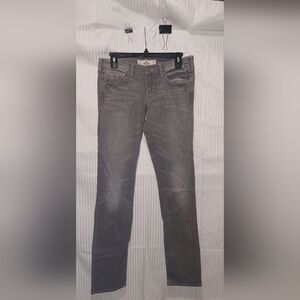 5L Hollister Gray Straight Leg Pants